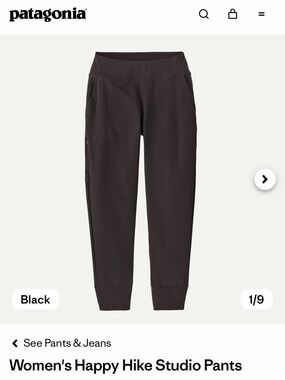 Patagonia Women's Happy Hike Studio Pants - Black